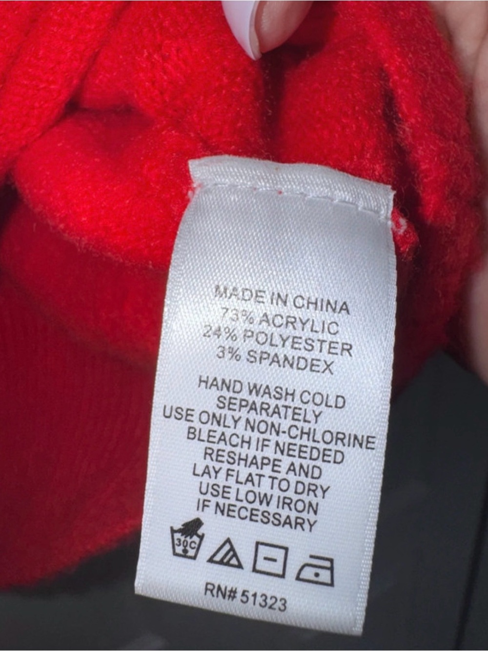 CeCe Bright Red Short-Sleeve Crewneck Sweater with Decorative Bow - Picture 5 of 6